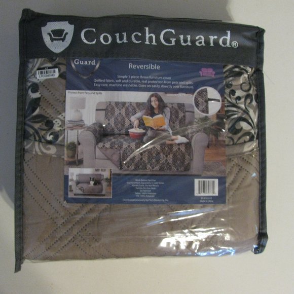 Couch Guard Accents Couch Guard Sofa Protector New In Pkg Brown